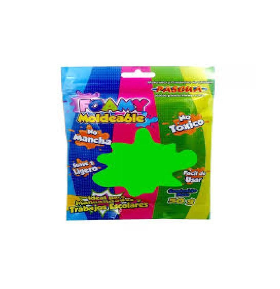 FOAMY MOLDEABLE 50G. VERDE LIMON E.10 C.200