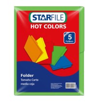 FOLDER CTA. HOTCOLORS STARFILE VERDE PAQ. C5 PZ. C.100