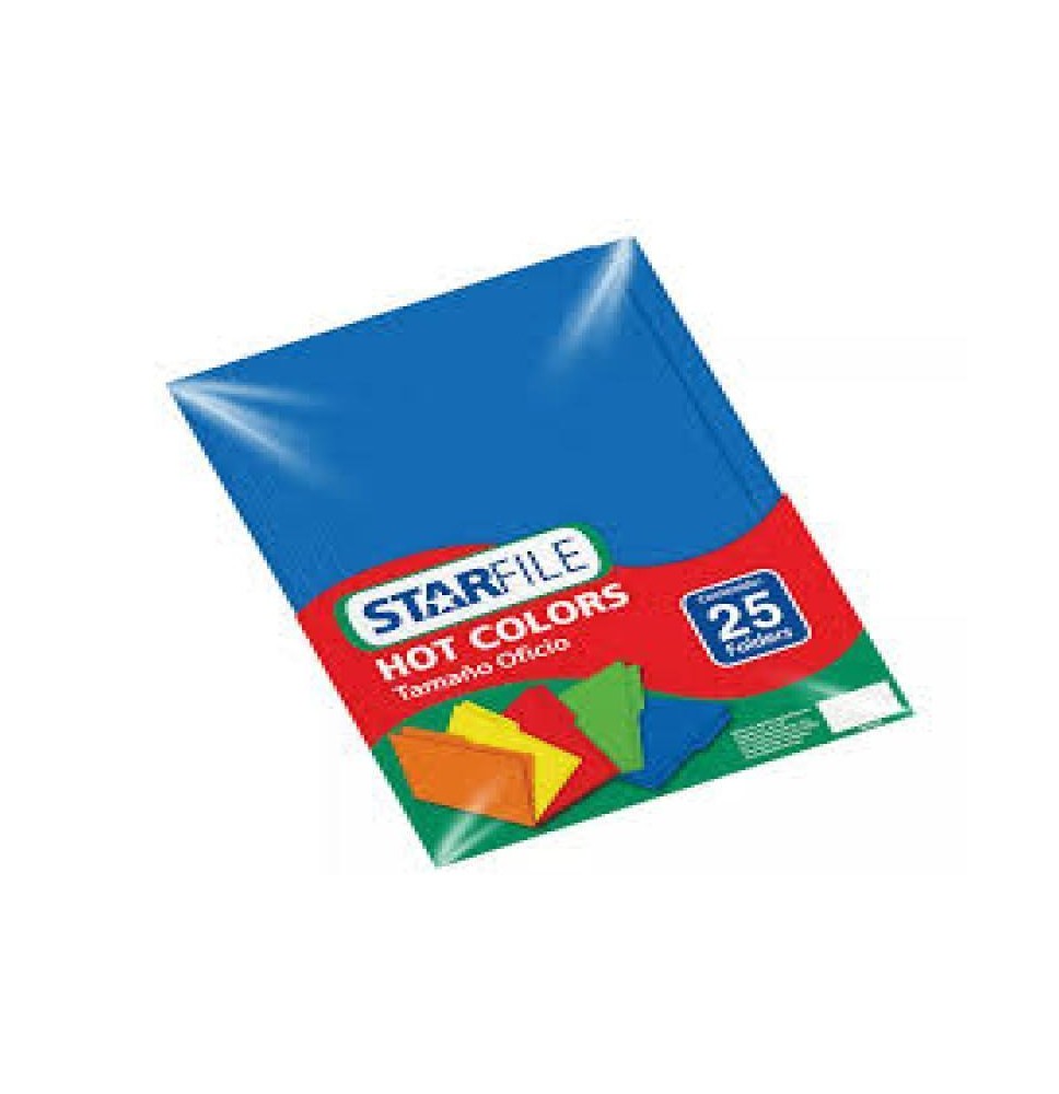FOLDER OFI. HOTCOLORSFLASHFILE INT. AZUL REY PAQ.C25 C20