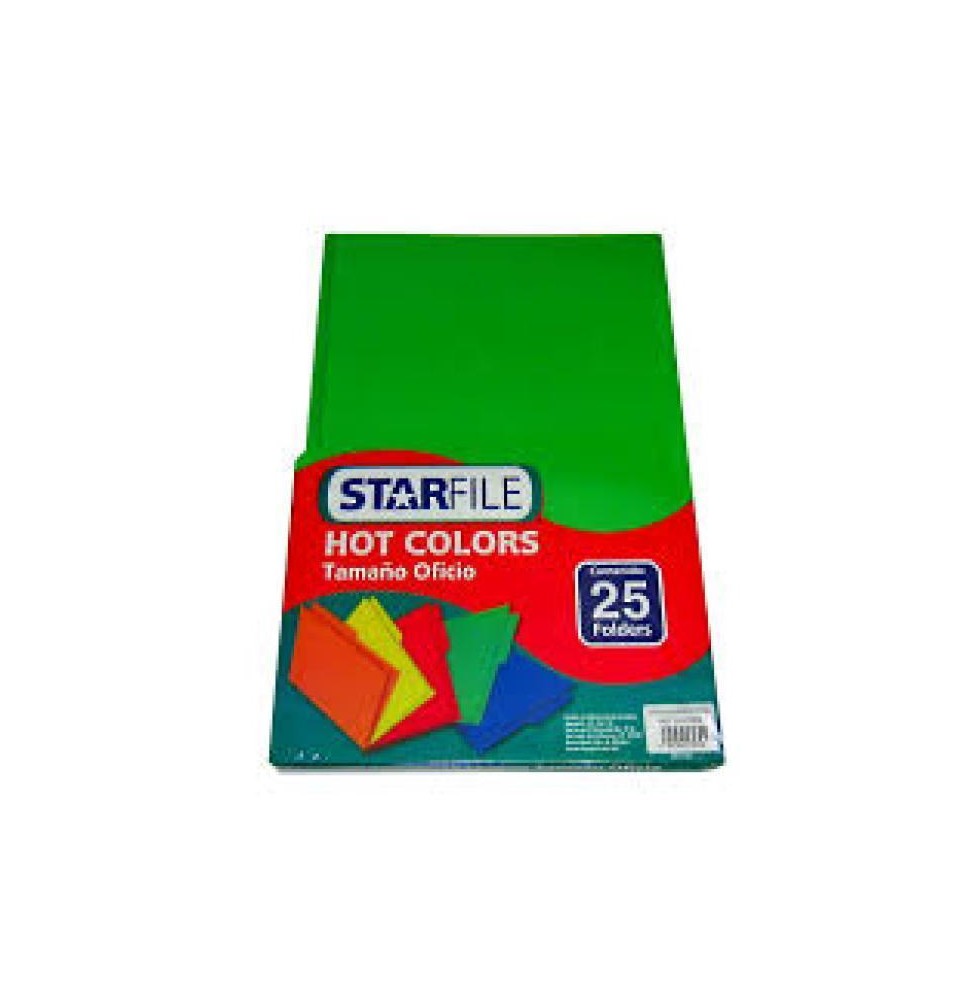 FOLDER OFI. HOTCOLORSFLASHFILE INT. VERDE PAQ.C25 C20