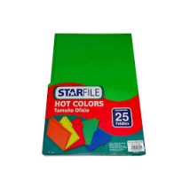 FOLDER OFI. HOTCOLORSFLASHFILE INT. VERDE PAQ.C25 C20