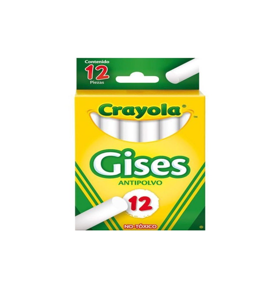 GIS COMPRIMIDO CRAYOLA CAJA C12 BCO. 501402 E.12 C72