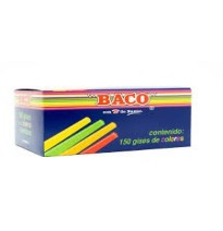 GIS MOLDEADO CAJA C150 COLORES BACO C.12