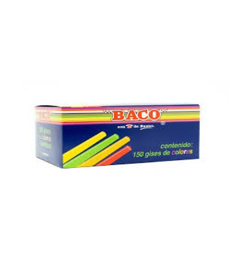 GIS MOLDEADO CAJA C150 COLORES BACO C.12
