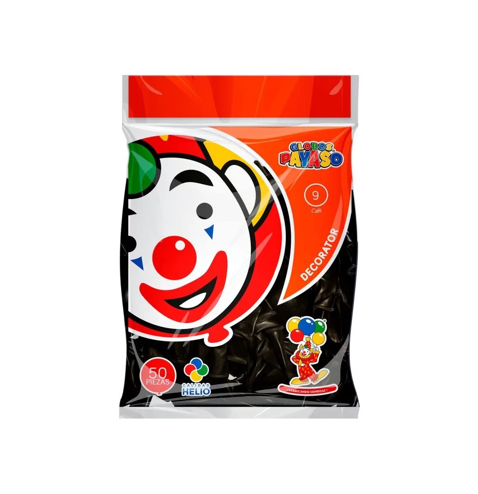 GLOBOS DECORATOR 9 BOL.C50 CAFE C.100