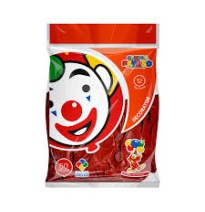 GLOBOS DECORATOR 12 BOL.C50 ROJO CEREZA C.60