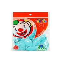 GLOBOS DECORATOR 9 BOL.C50 AZUL AQUA C.100