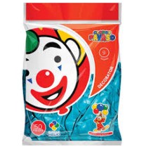 GLOBOS DECORATOR 9 BOL.C50 TURQUESA C.100
