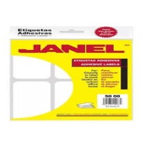 ETIQUETA ADH. BCA. JANEL 50X100 25 PAQ.C20H. E.20