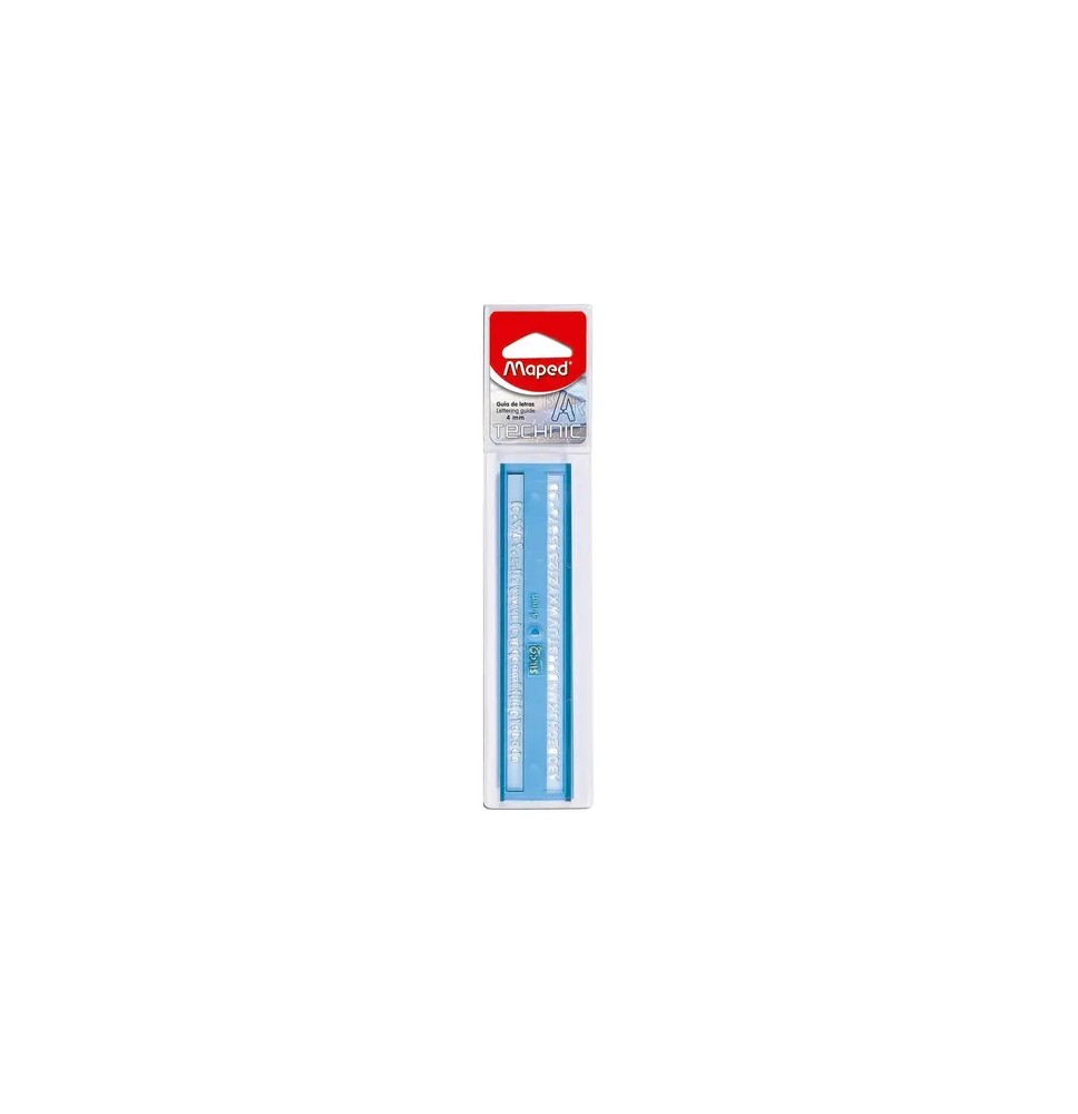 GUIA DE LETRAS TECHNIC MAPED 6MM. BL.C1 E.6 C.108