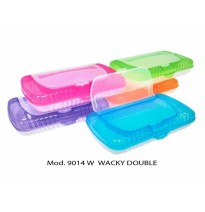CAJA LAPICERA PLAST WACKY DOBLE GDE. 9014 SABLON VC. C24