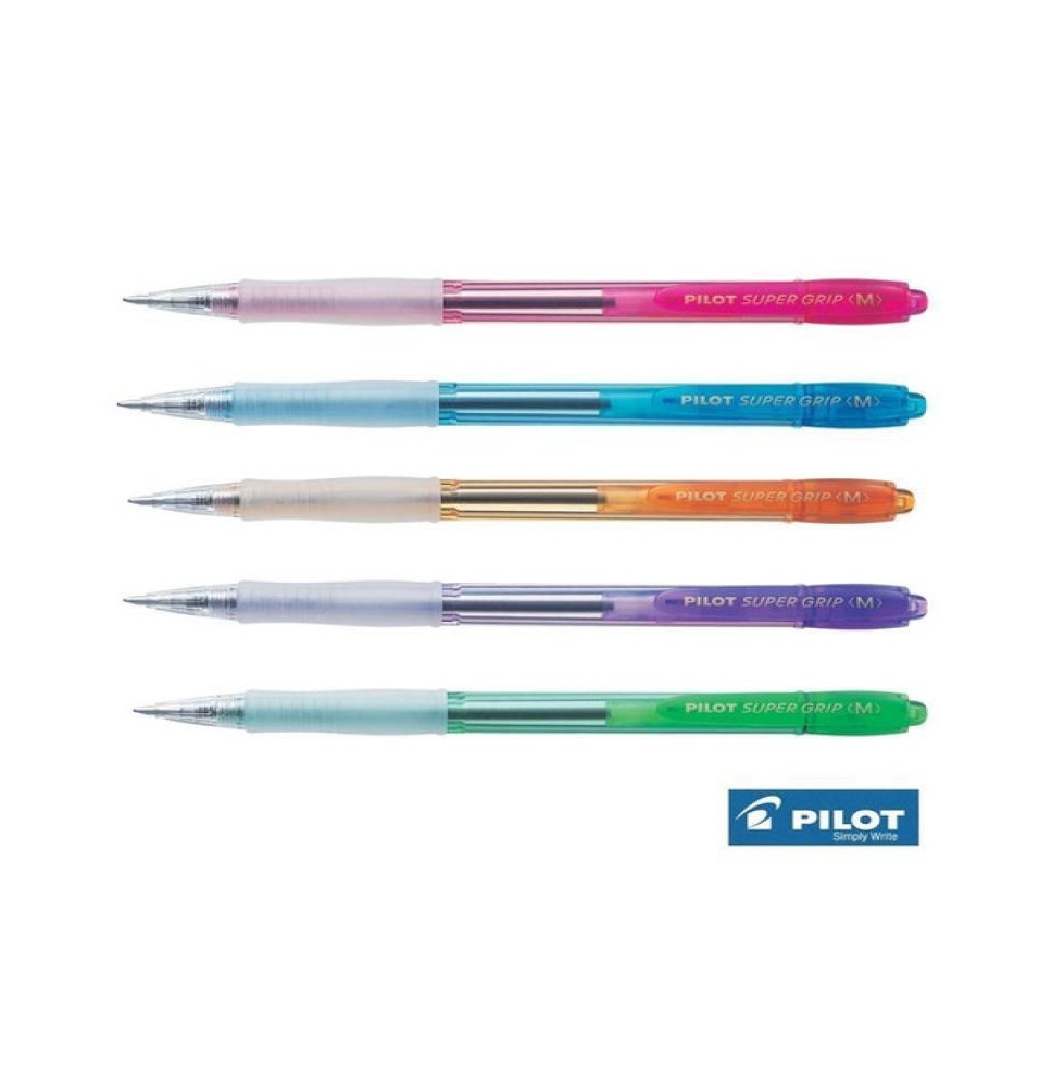 LAPICERO 0.5MM SUPER GRIP NEON PILOT RT VCOL. E12 C144