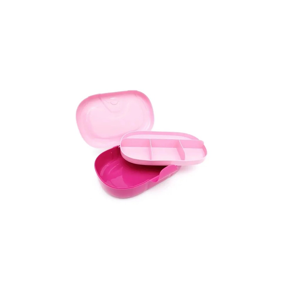 CAJA LAPICERA PLAST. FASHION BOX MAPED ROSA E.6
