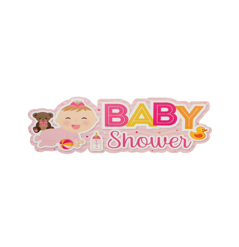 LETRERO BABY SHOWER PINK 1555 PADI BOLSA C1 PZA. C.25