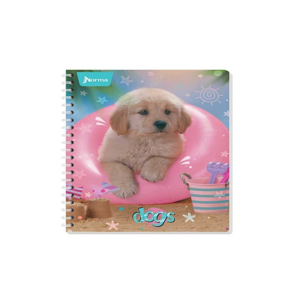 LIBRETA APUNTES DOGS NORMA 525224 RAYA ESP. 80H. C72