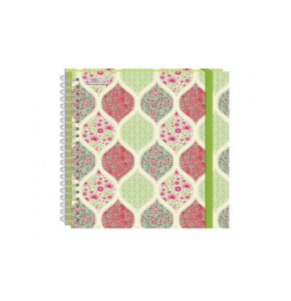 LIBRETA APUNTES A6 FLORAL PRINTAFORM RAYA ESP. 100H. C12