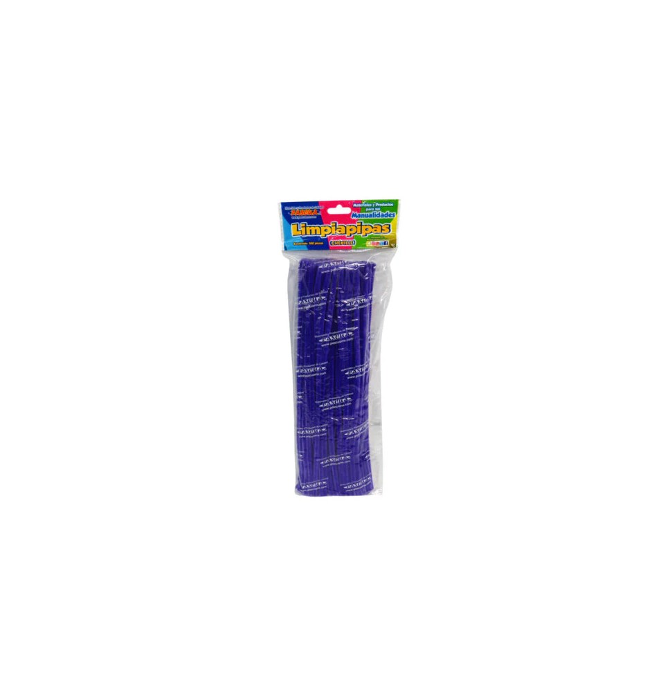 LIMPIAPIPAS BOL. C100 PZ. MORADO PASCUA C.100