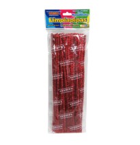LIMPIAPIPAS MET. BOL. C100 PZ. ROJO PASCUA C.100