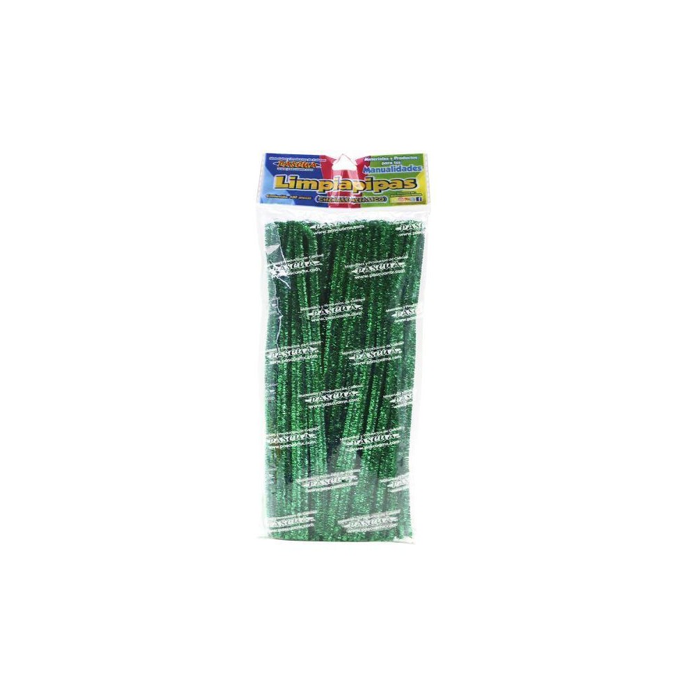 LIMPIAPIPAS MET. BOL. C100 PZ. VERDE PASCUA C.100