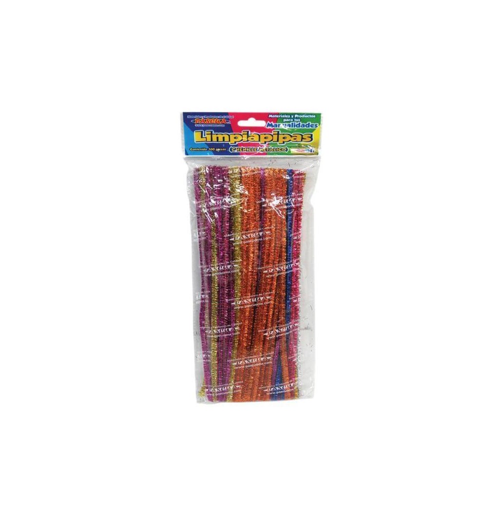 LIMPIAPIPAS MET. BOL. C100 PZ. COL. SURT. PASCUA C.100