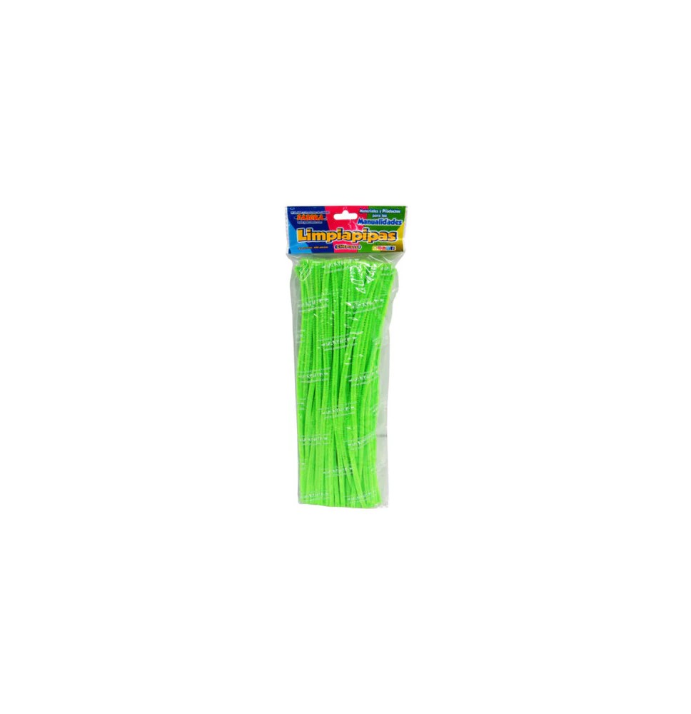 LIMPIAPIPAS BOL. C100 PZ. VERDE LIMON PASCUA C.100