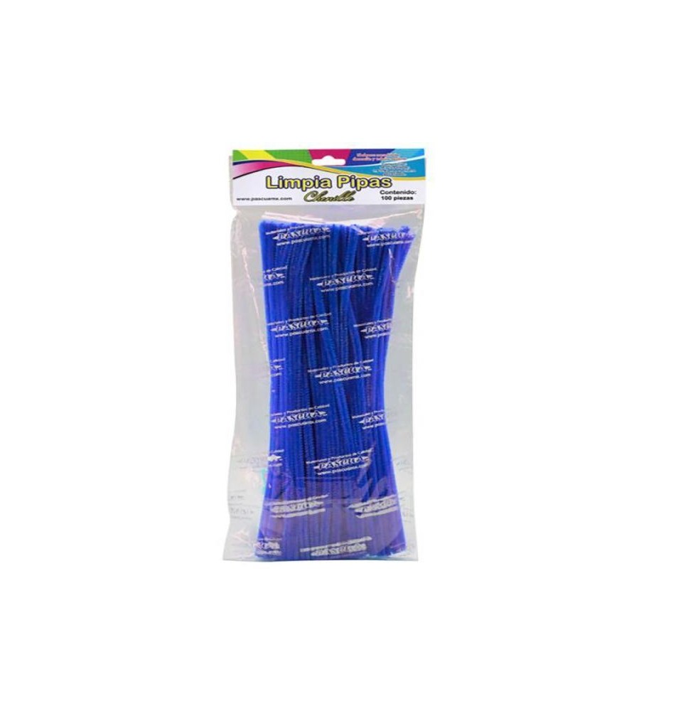LIMPIAPIPAS BOL. C100 PZ. AZUL REY PASCUA C.100