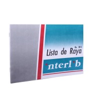 LISTA DE RAYA F. ITAL. 30-S 30H. INTERLIB E.20 C.240