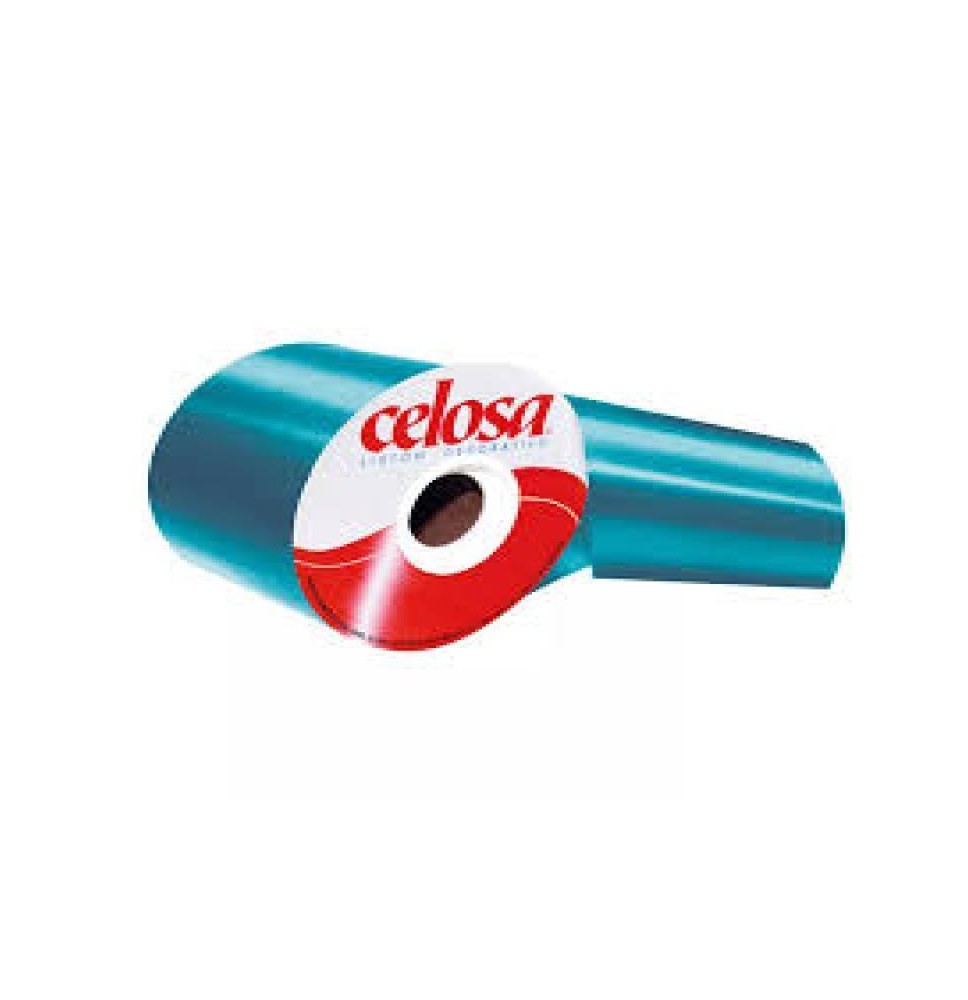 LISTON CELOSA MET. LISO 22 AZUL TURQUESA 280 JANEL 50M. C16