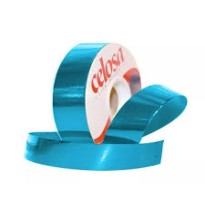 LISTON CELOSA MET. LISO 9 AZUL TURQUESA 280 JANEL 50M. C32
