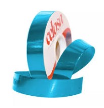 LISTON CELOSA MET. LISO 9 AZUL TURQUESA 280 JANEL 50M. C32