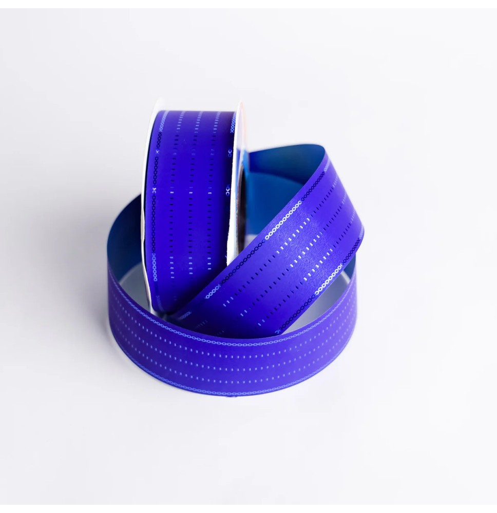 LISTON 9 RAYAS MET. AZUL REY COLOR-S 40M. C.32