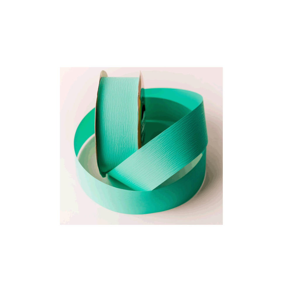 LISTON 9 PAPEL SINTETICO VERDE AQUA COLORS 40M. C.32