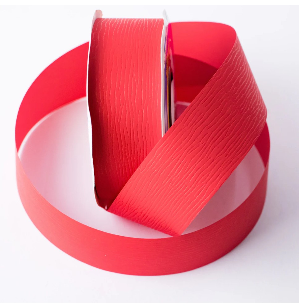 LISTON 9 PAPEL SINTETICO ROJO COLOR-S 40M. C32