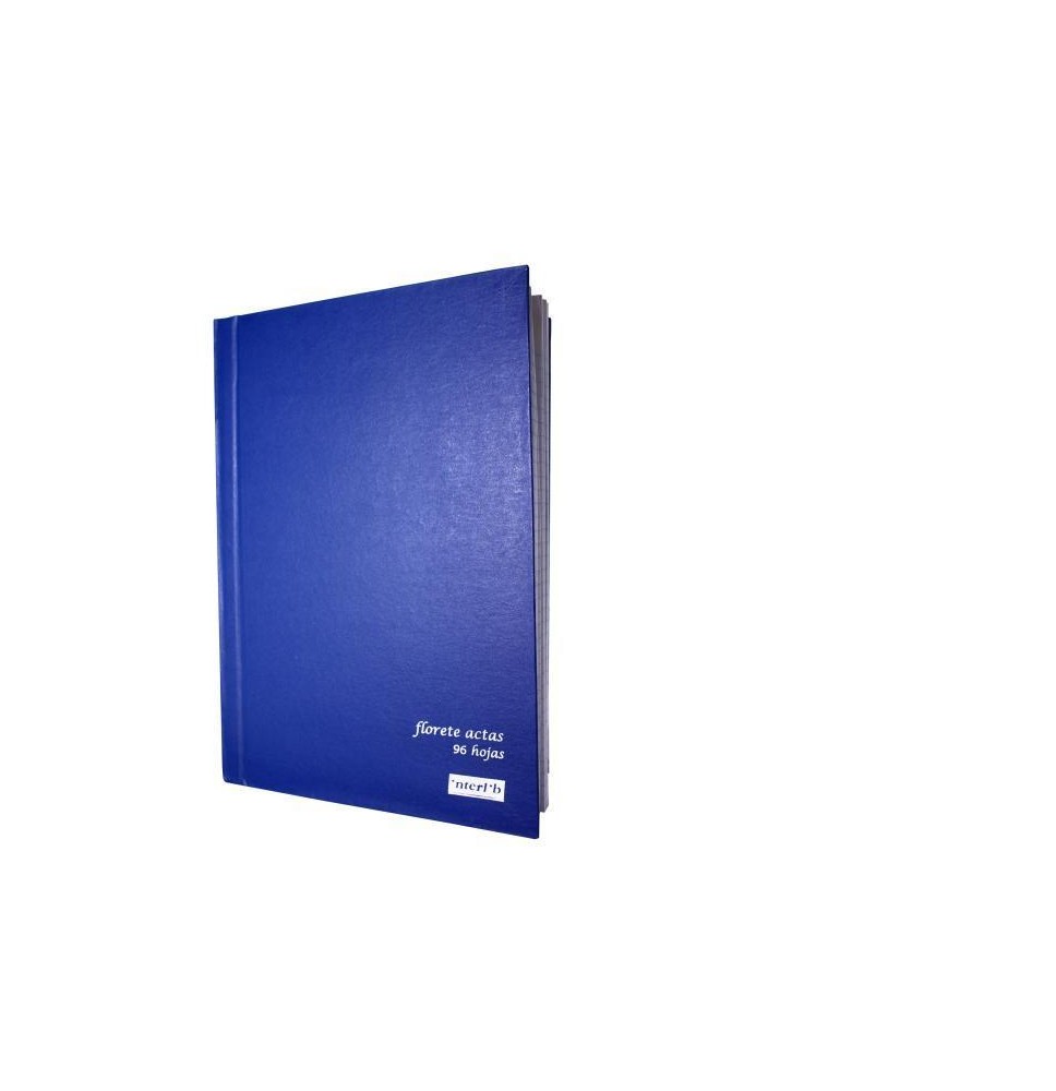 LIBRO FLORETE ACTAS AZUL INTERLIB FF.96H.E.8 C.40