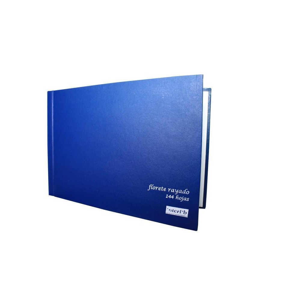 LIBRO FLORETE GRIS AZUL INTERLIB FI.144H.E.5 C.30