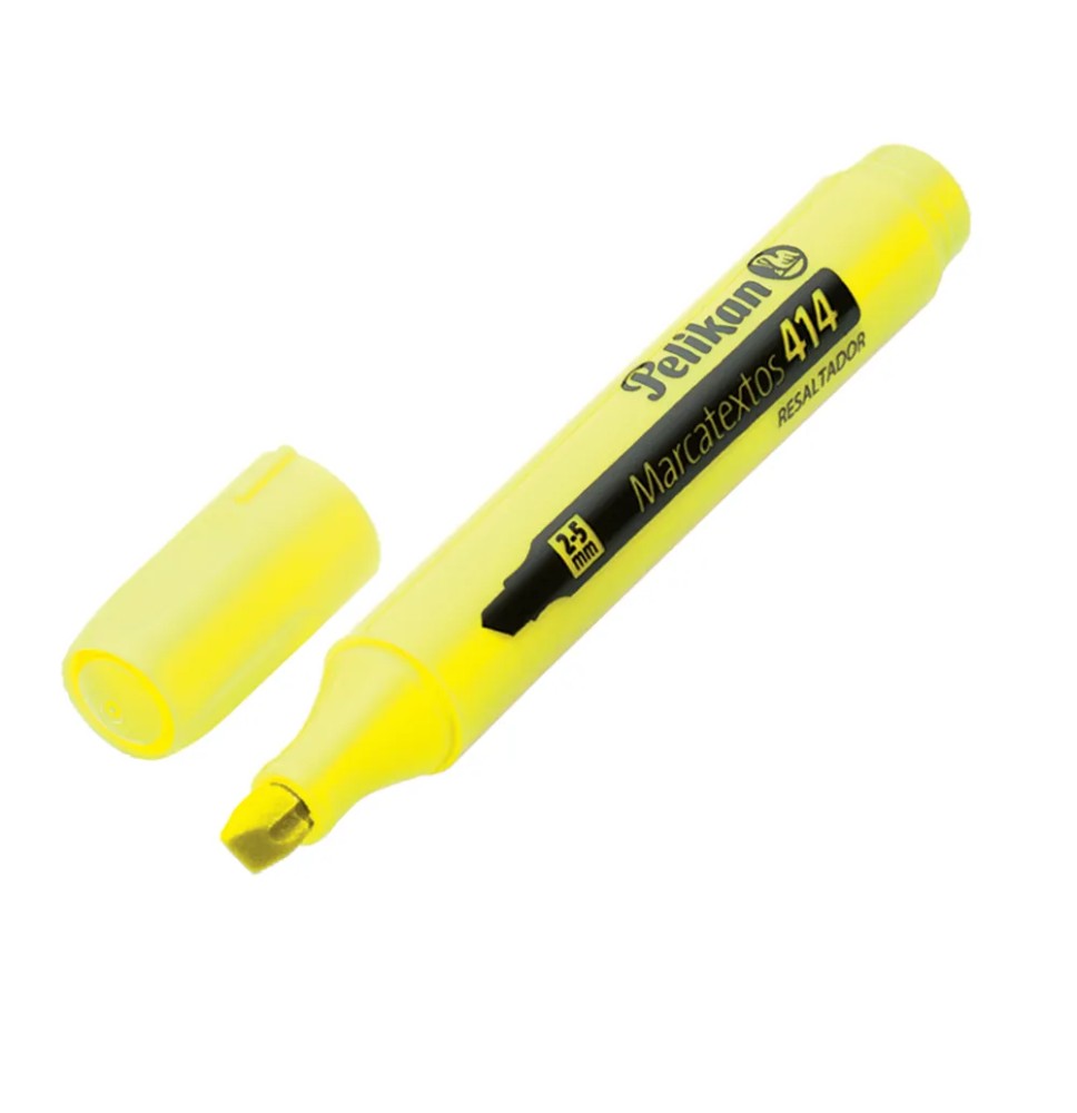 RESALTADOR GRUESO 414 PELIKAN AMARILLO E.10 C.480