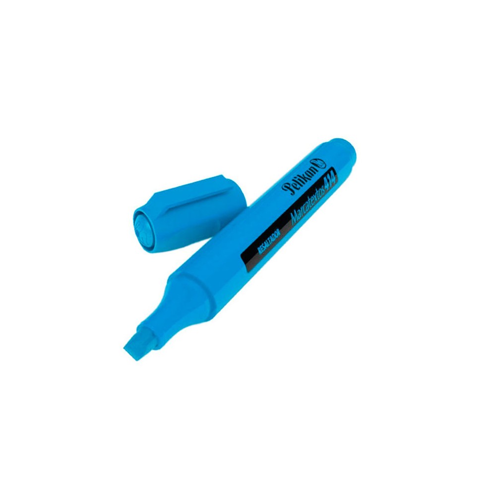 RESALTADOR GRUESO 414 PELIKAN AZUL E.10 C.480