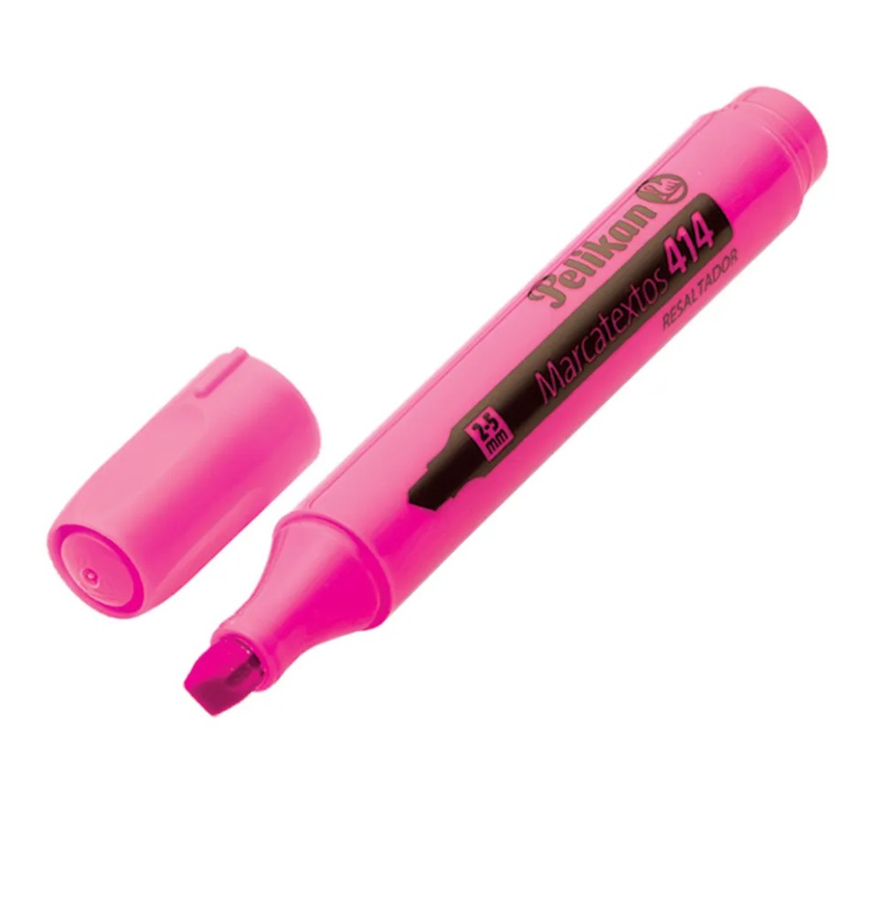 RESALTADOR GRUESO 414 PELIKAN ROSA E.10 C.480