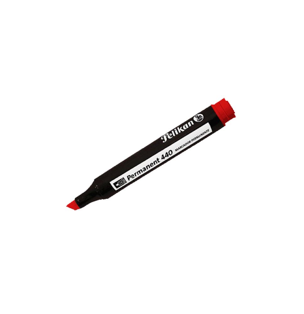 MARCADOR PERM. GRUESO PLAST. 440 PELIKAN ROJO E10 C480