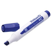 MARCADOR PPIZ. GRUESO FLASH 442 PLAST. AZUL E.10 C.480