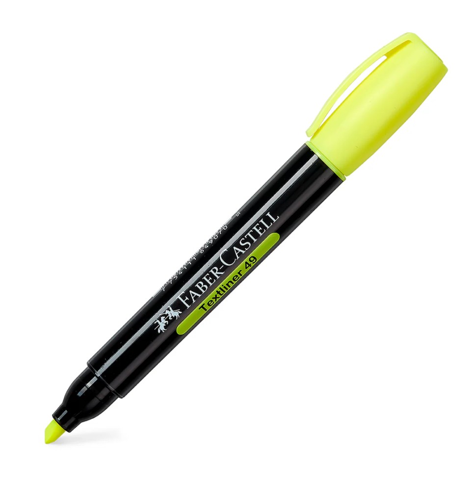 RESALTADOR GRUESO 49 FABER AMARILLO E.12 C.720