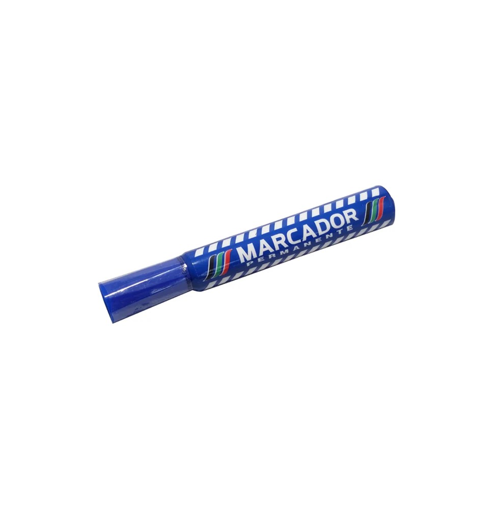 MARCADOR PERM. GRUESO PLAST. BACO AZUL E12 C288