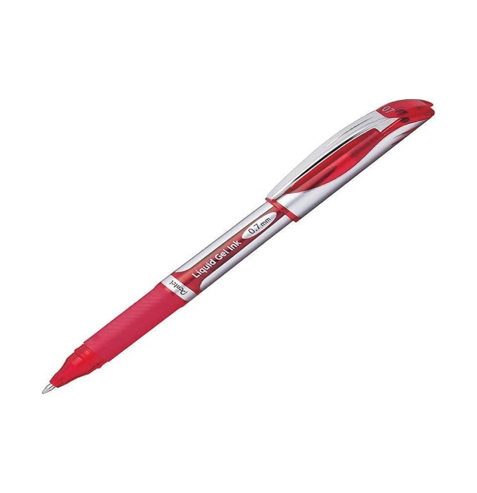 BOLIGRAFO GEL ENERGEL BL17B PENTEL 0.7MM ROJO E12 C576