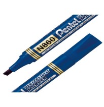 MARCADOR PERM. GRUESO PLAST. N860-C PENTEL AZUL E12 C576