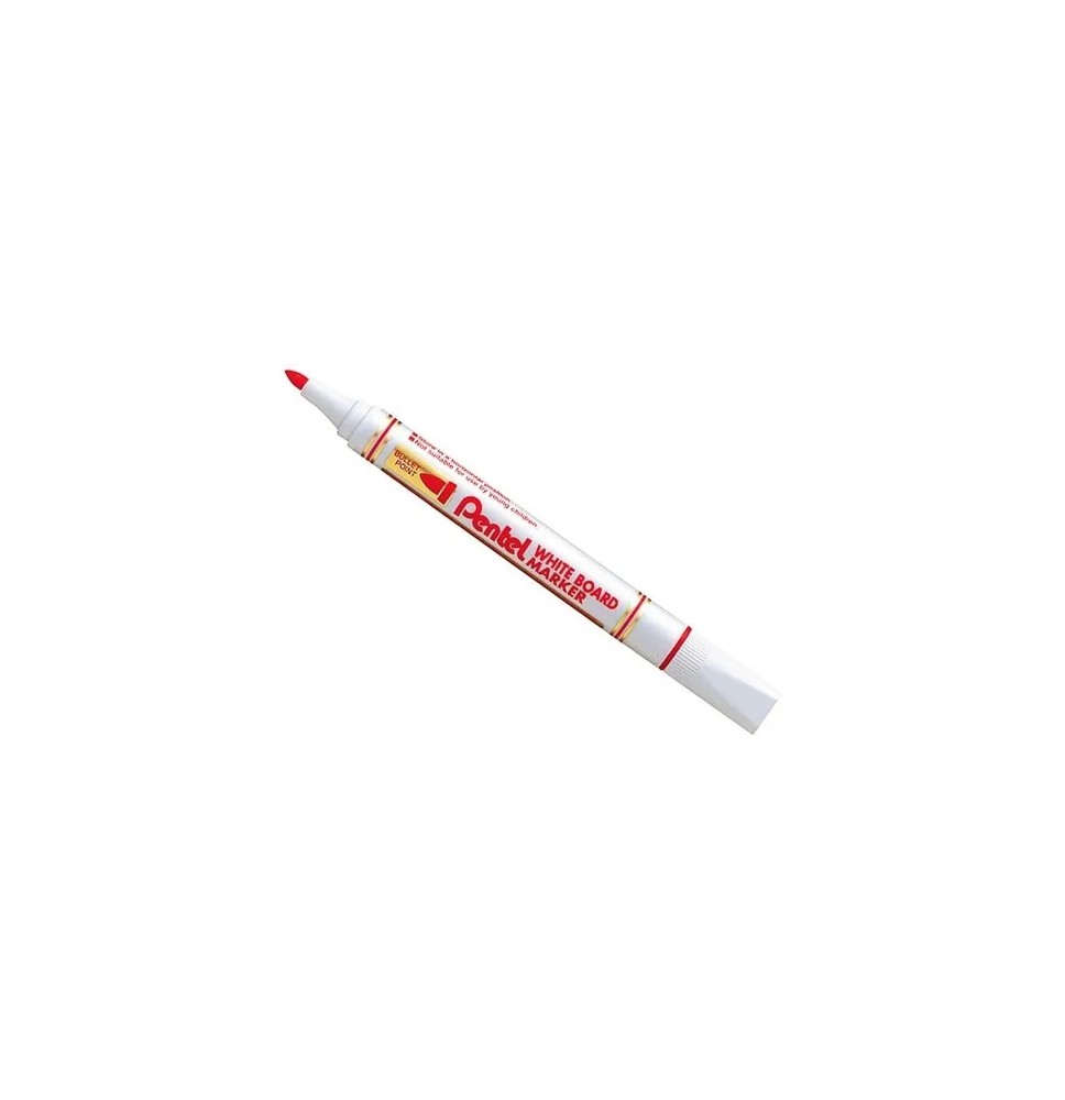 MARCADOR PPIZ. GRUESO MW86-BO PENTEL PLAST.ROJO E12C576