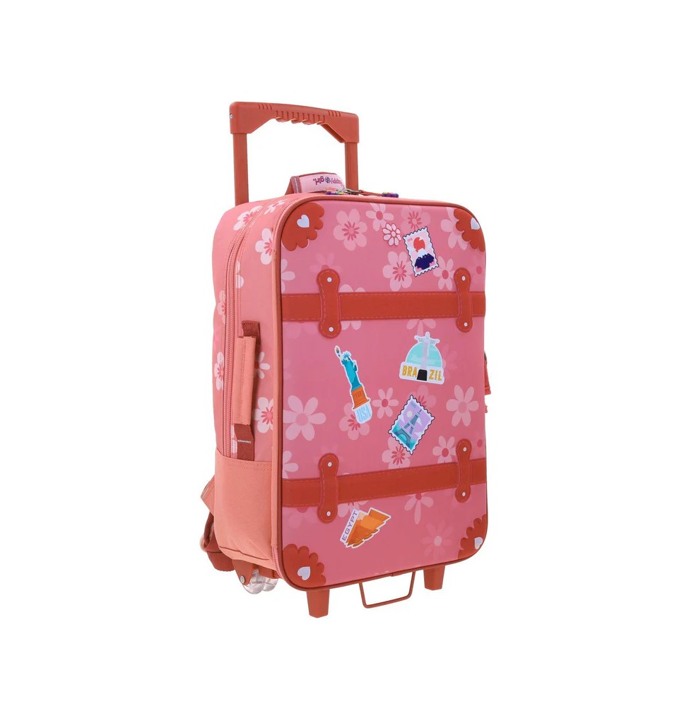 MOCHILA CRUEDAS PRIMARIA NIÑA HAPPY HG66509-P CHENSON C.12