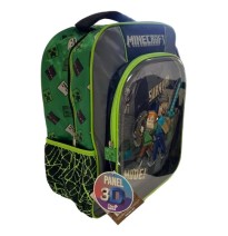 MOCHILA PRIMARIA NIÑO MINECRAFT 181028 RUZ C.12