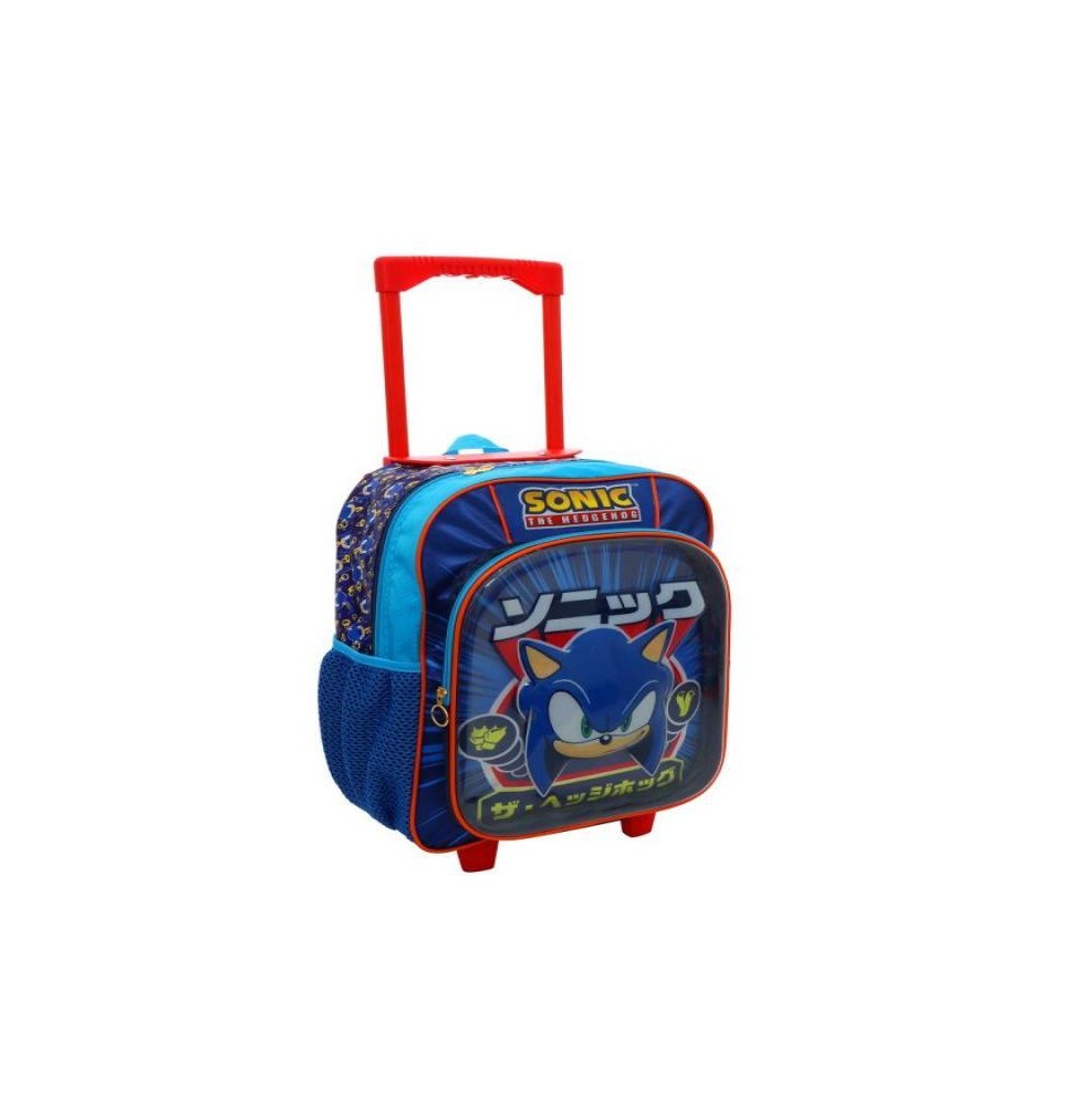 MOCHILA PRIMARIA NIÑO RUEDAS SONIC 175254 RUZ C.8