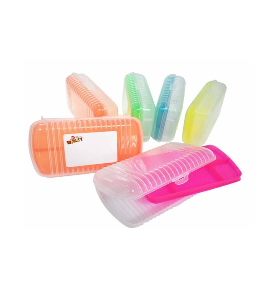 CAJA LAPICERA PLAST. WACKY GDE. 9010 SABLON VC. C24