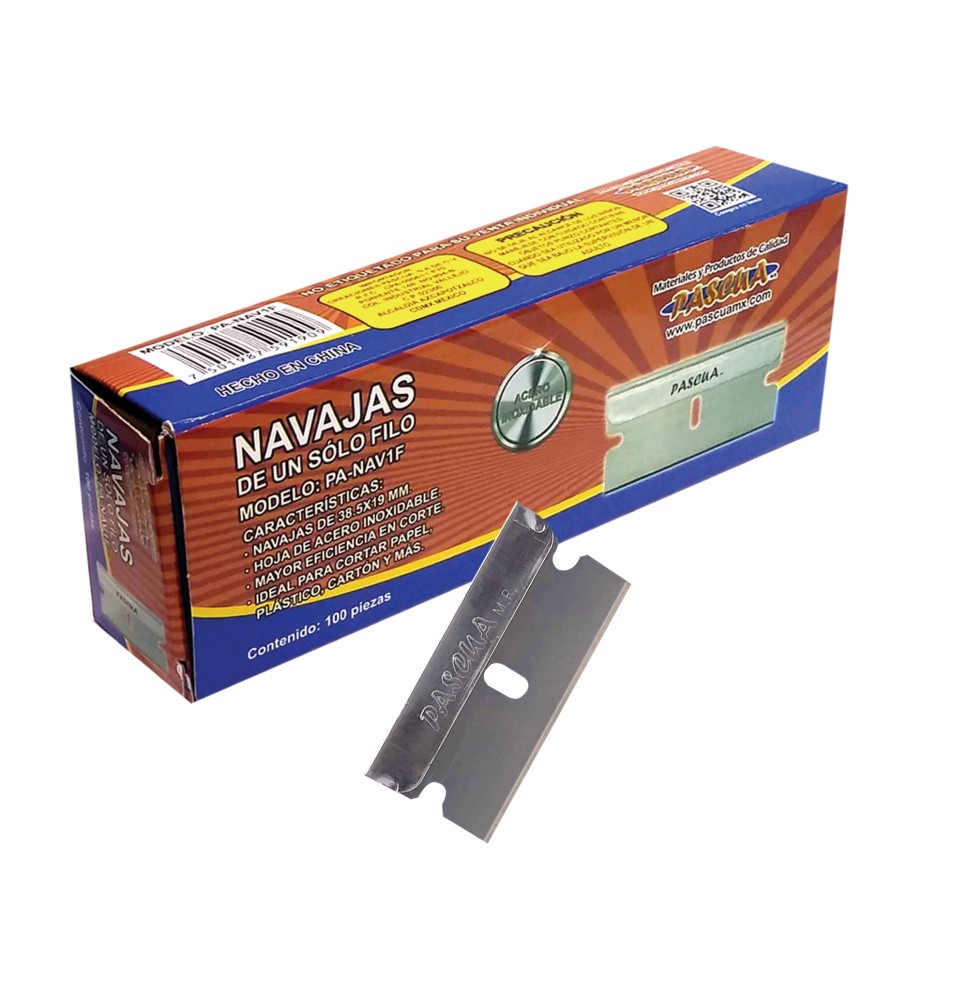 NAVAJA DE UN FILO IKWPASCUA 1002500 5000